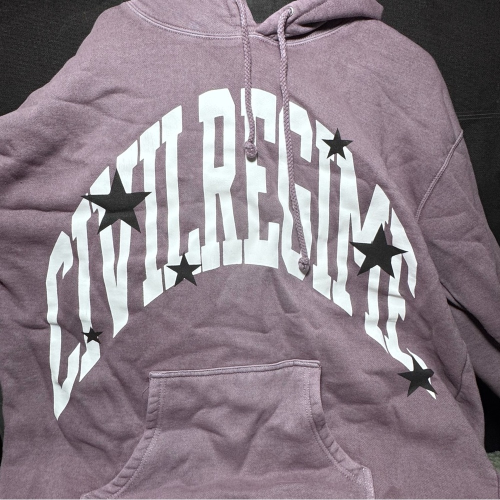Civil Regime Purple Hoodie